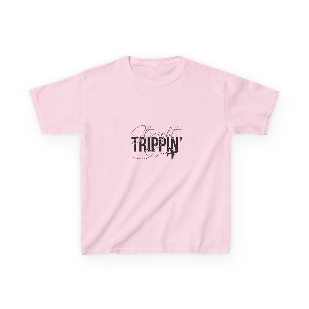 Kids Trippin' Heavy Cotton Tee - Fun & Stylish T-Shirt for Young Adventurers