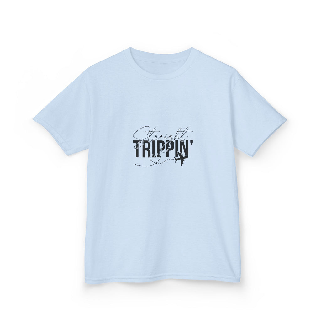 Kids Trippin' Heavy Cotton Tee - Fun & Stylish T-Shirt for Young Adventurers