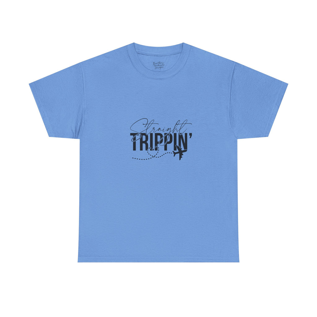 'Straight Trippin' Graphic T-Shirt for Travel Lovers