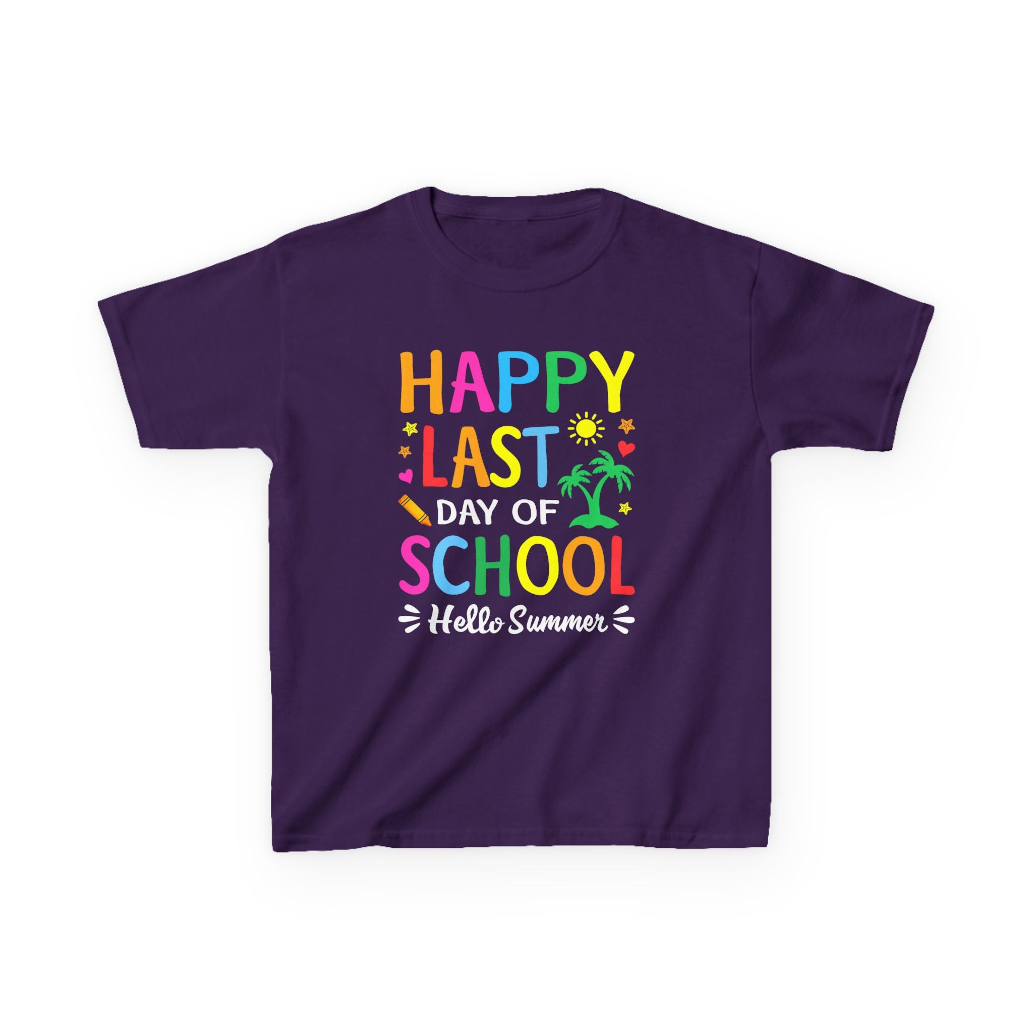 Kids Last Day of School Tee - Happy Summer Design