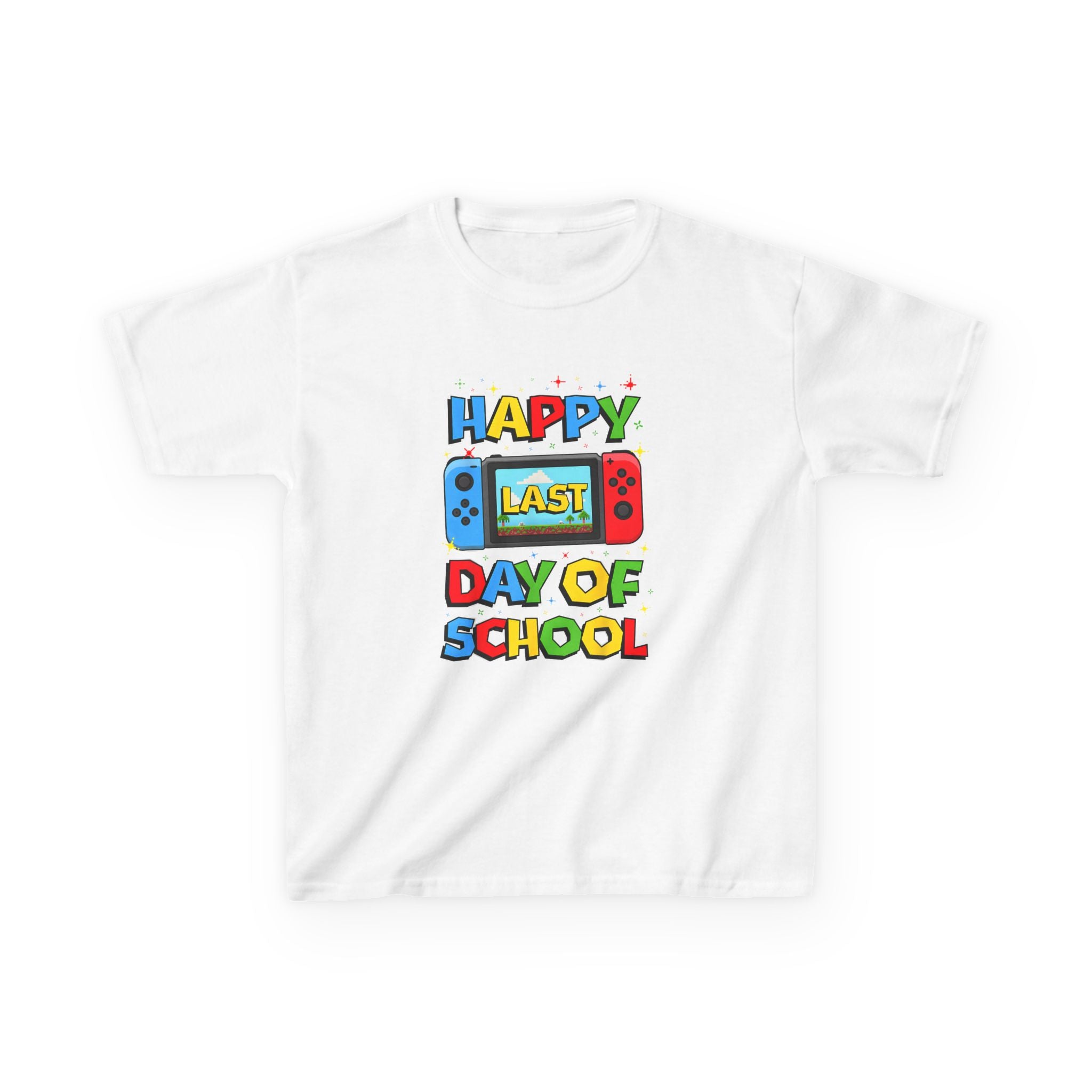 Kids Gamer Last Day of School Tee
