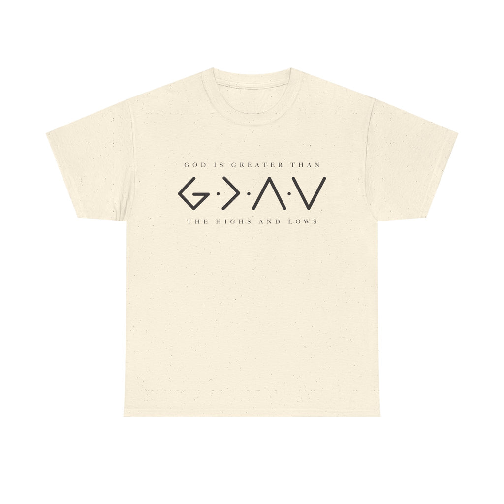 Unisex Heavy Cotton Tee, Graphic Tees for Men, Casual Wear, Gift for Friends, Streetwear Style, Motivational T-Shirt