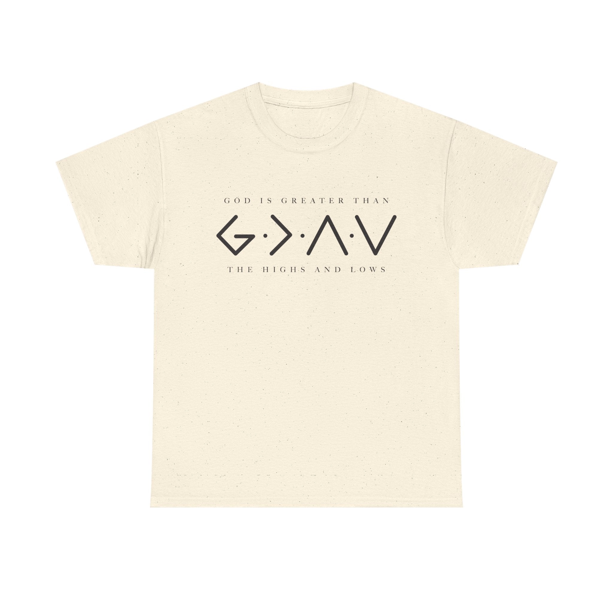 Unisex Heavy Cotton Tee, Graphic Tees for Men, Casual Wear, Gift for Friends, Streetwear Style, Motivational T-Shirt