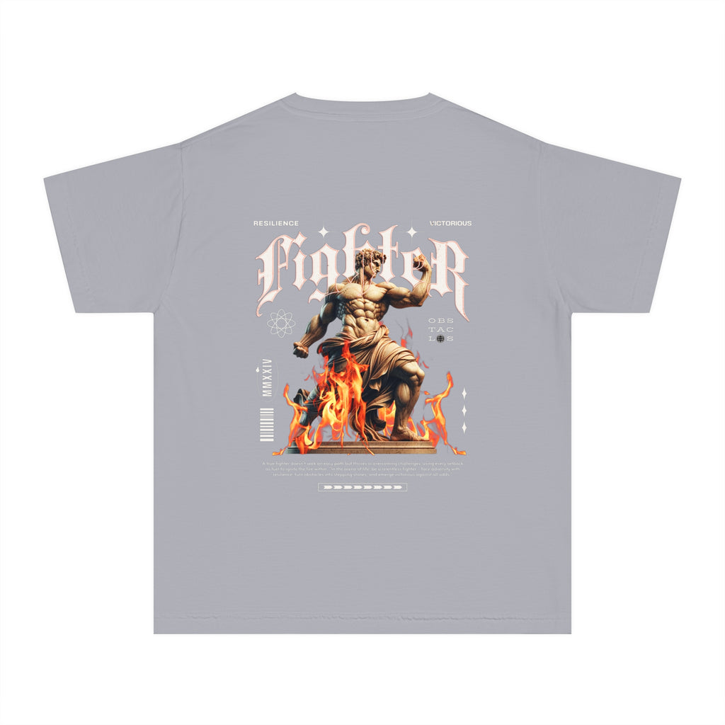 Youth Midweight Tee - 'FIGHTER"