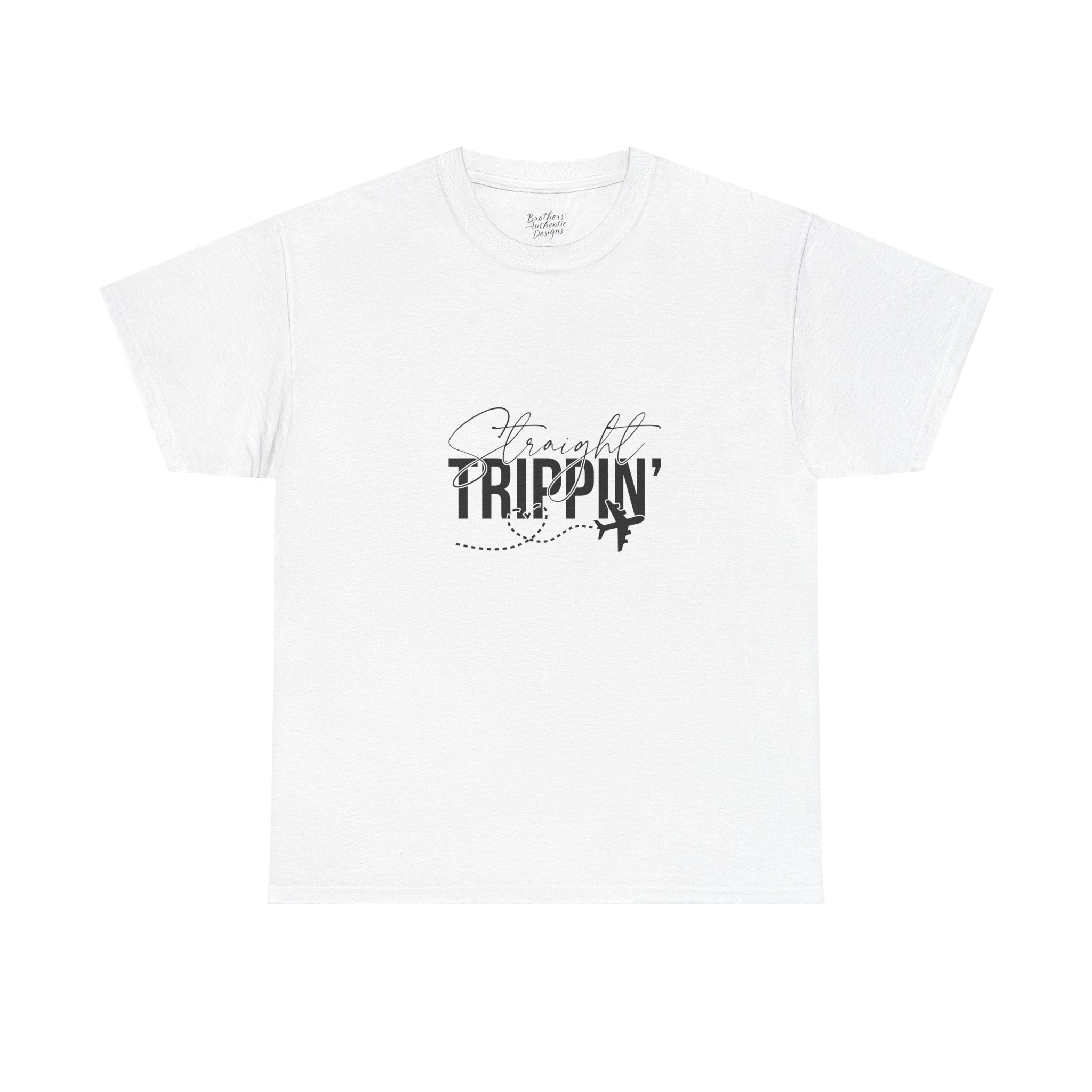 'Straight Trippin' Graphic T-Shirt for Travel Lovers