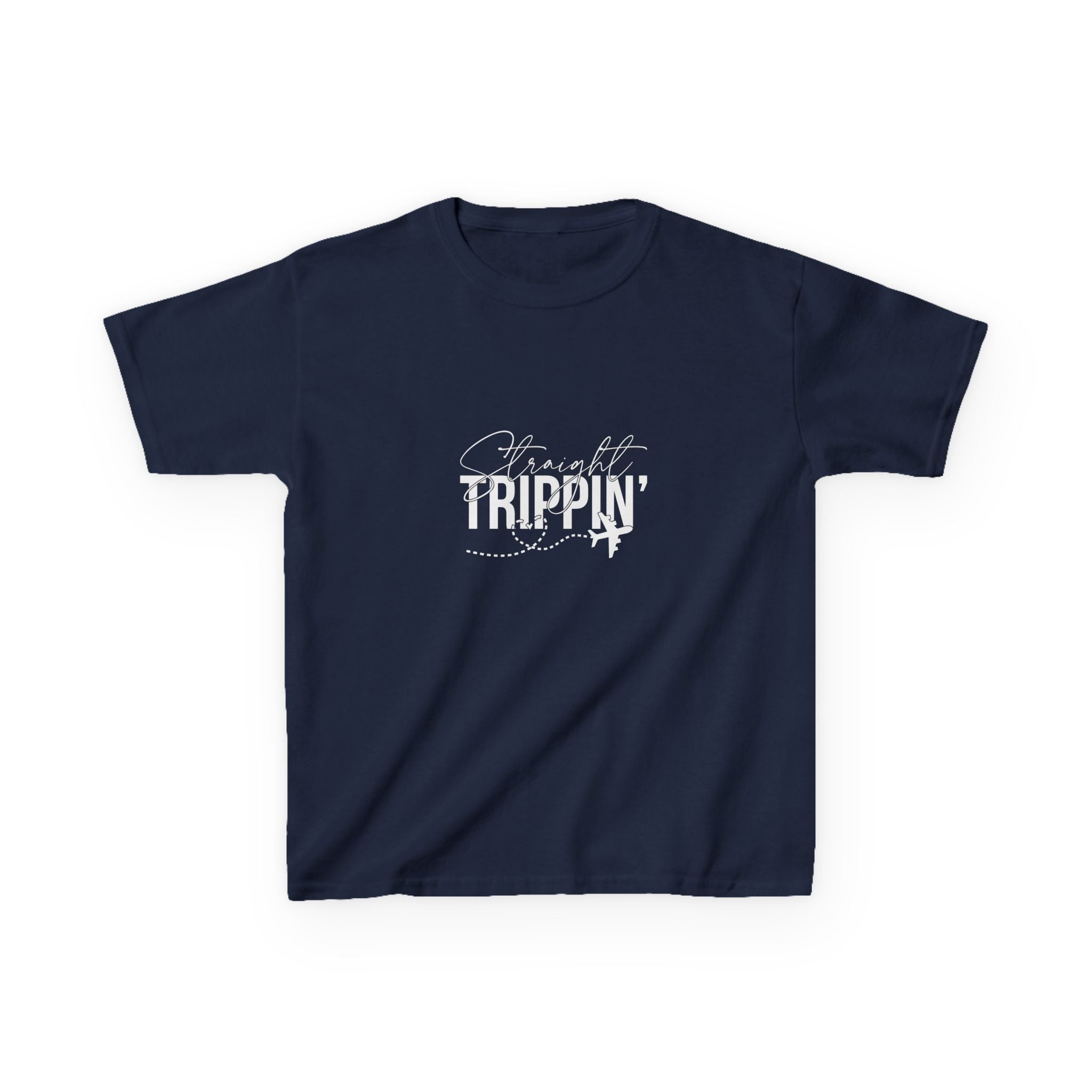 Kids Trippin' Heavy Cotton Tee - Fun & Stylish T-Shirt for Young Adventurers