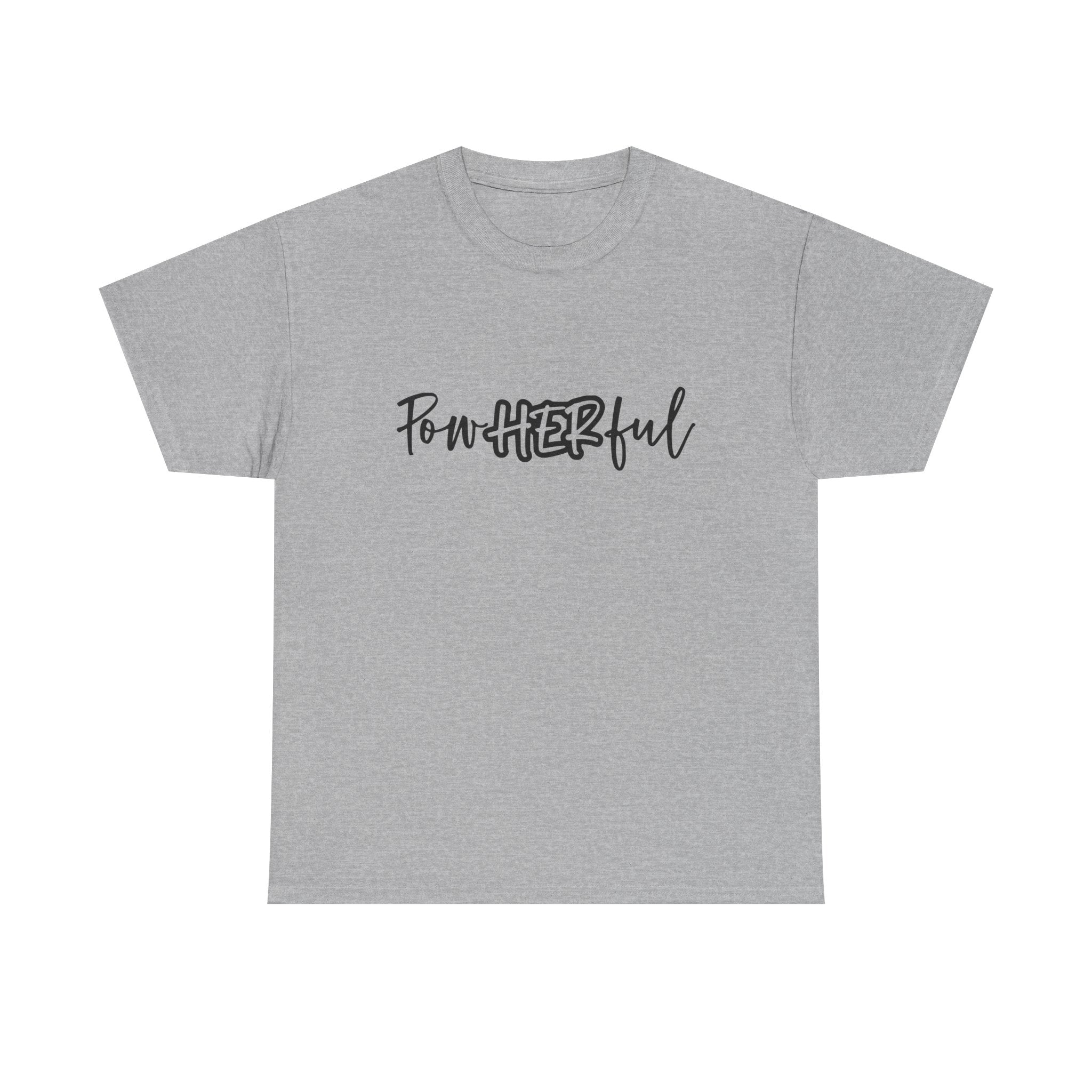 Empowering Tee - 'Powerful' & 'She Overcame' Inspirational Shirt