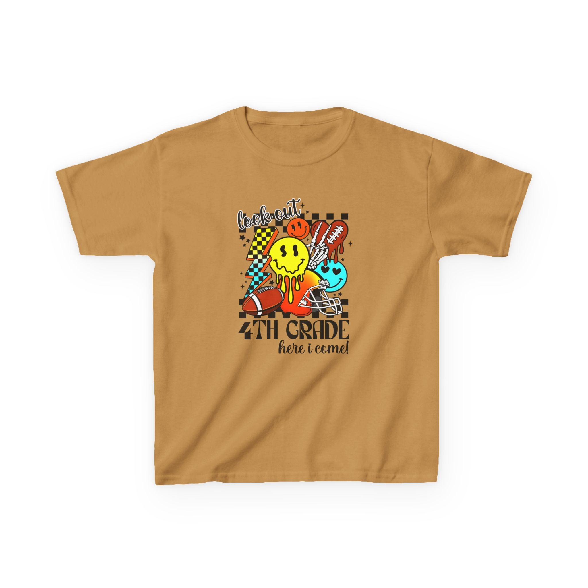 Kids grade and smiley face tee