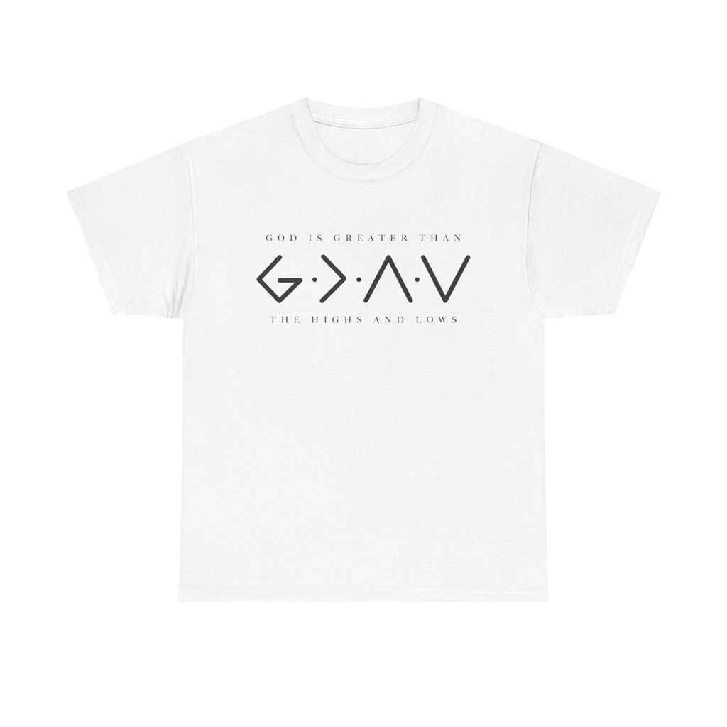 Unisex Heavy Cotton Tee, Graphic Tees for Men, Casual Wear, Gift for Friends, Streetwear Style, Motivational T-Shirt