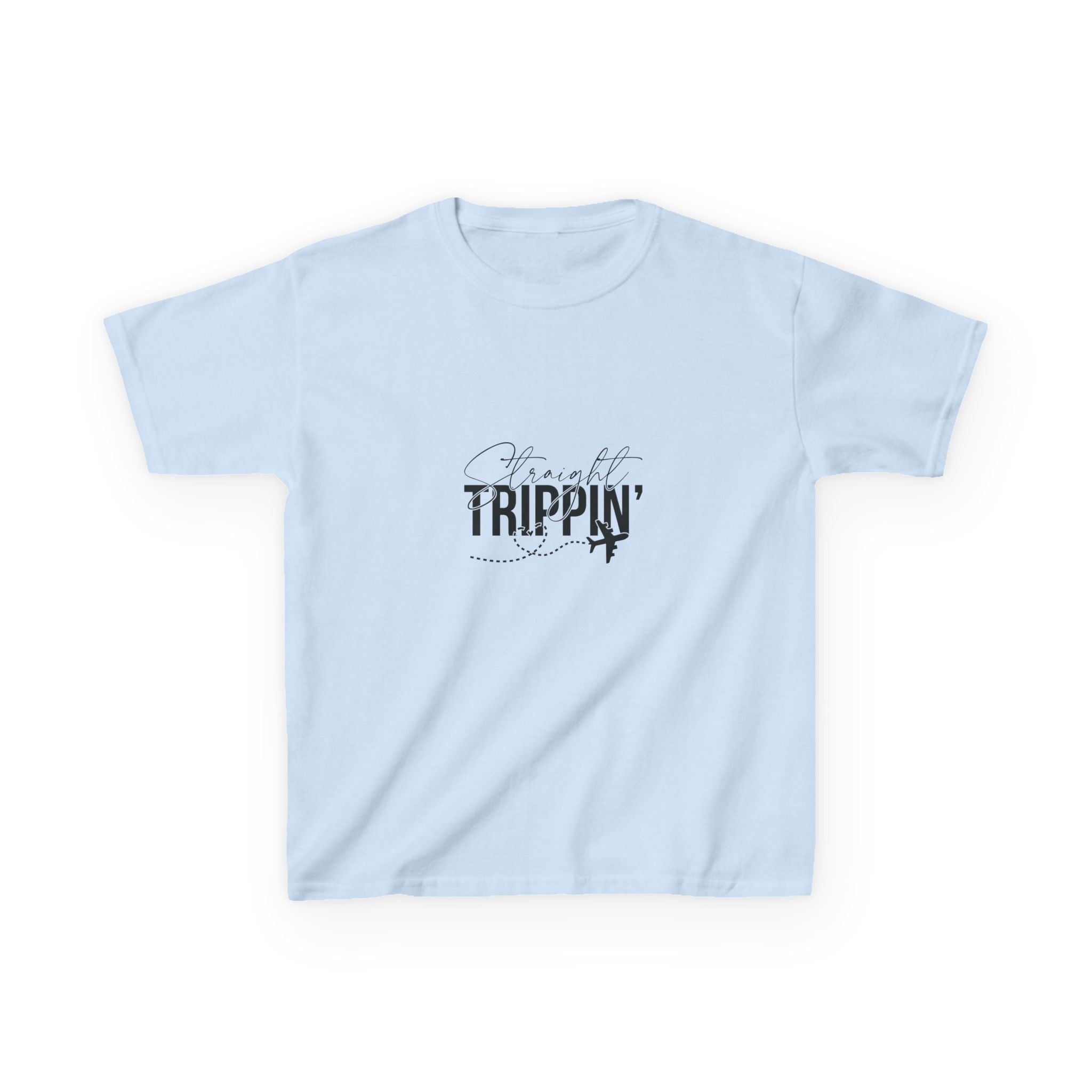 Kids Trippin' Heavy Cotton Tee - Fun & Stylish T-Shirt for Young Adventurers