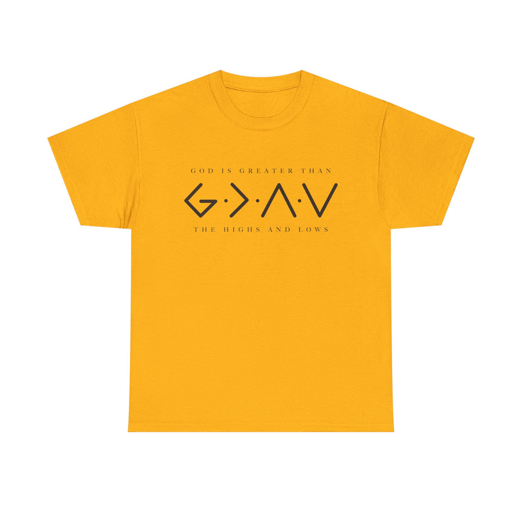 Unisex Heavy Cotton Tee, Graphic Tees for Men, Casual Wear, Gift for Friends, Streetwear Style, Motivational T-Shirt