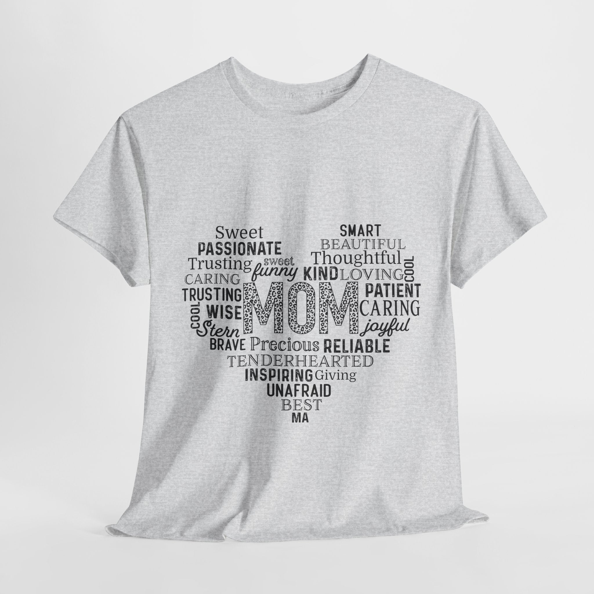 Mom Word Cloud Tee - Perfect Gift for Mother's Day & Birthdays