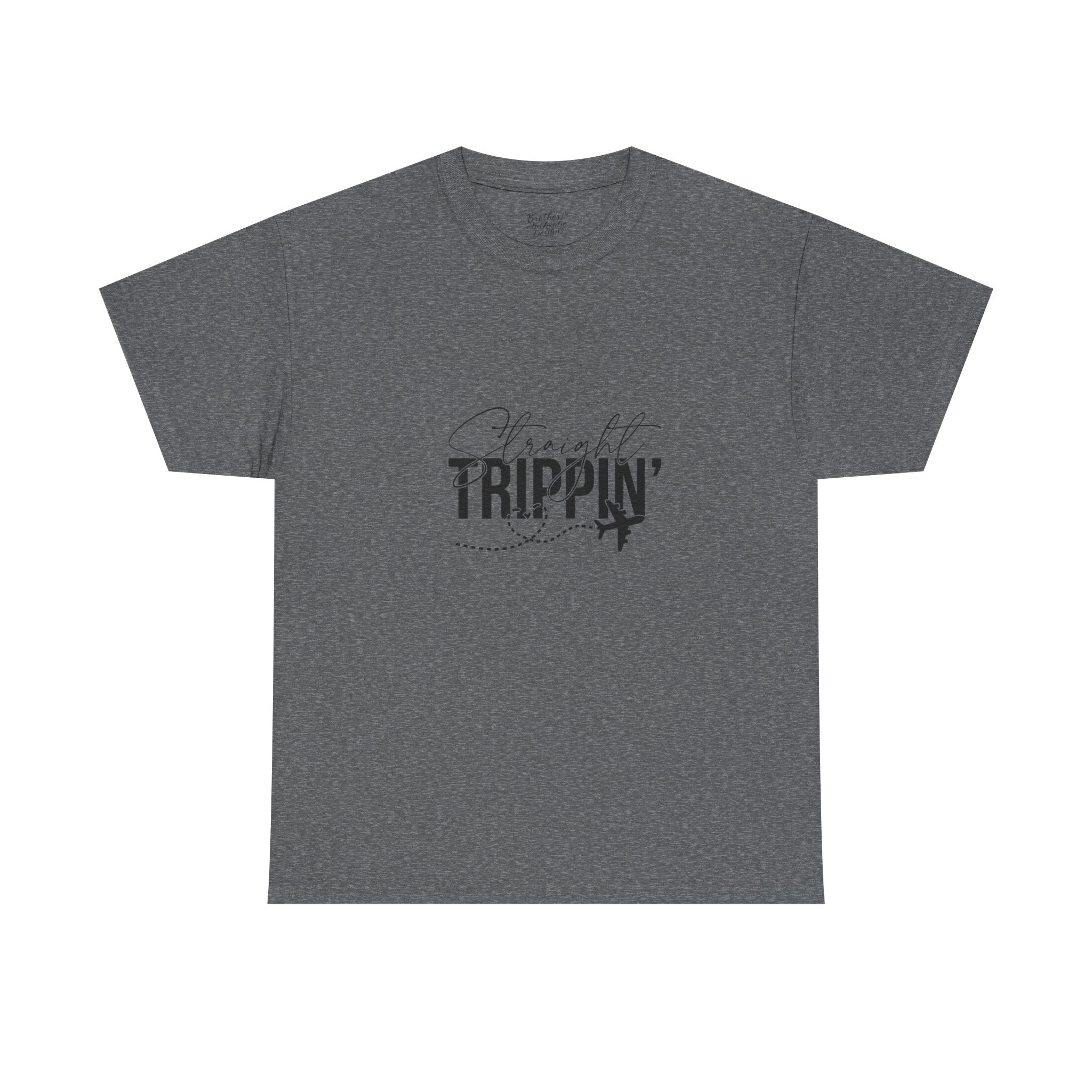 'Straight Trippin' Graphic T-Shirt for Travel Lovers
