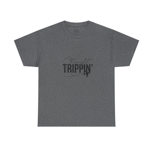 'Straight Trippin' Graphic T-Shirt for Travel Lovers
