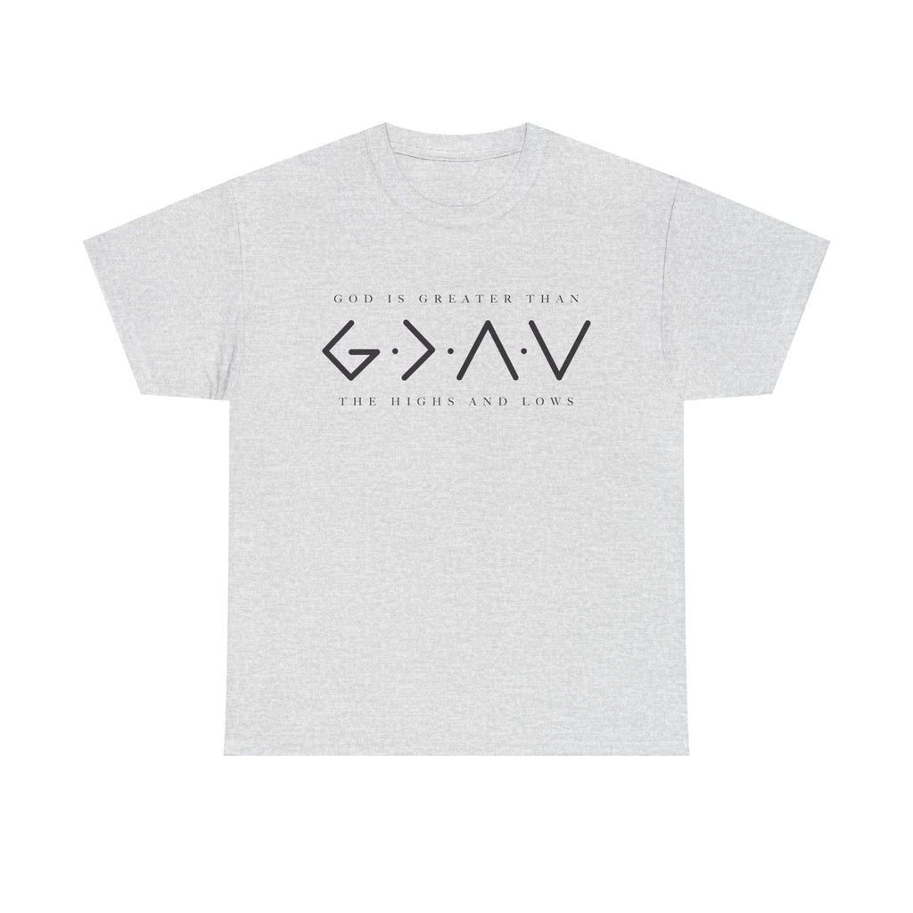 Unisex Heavy Cotton Tee, Graphic Tees for Men, Casual Wear, Gift for Friends, Streetwear Style, Motivational T-Shirt