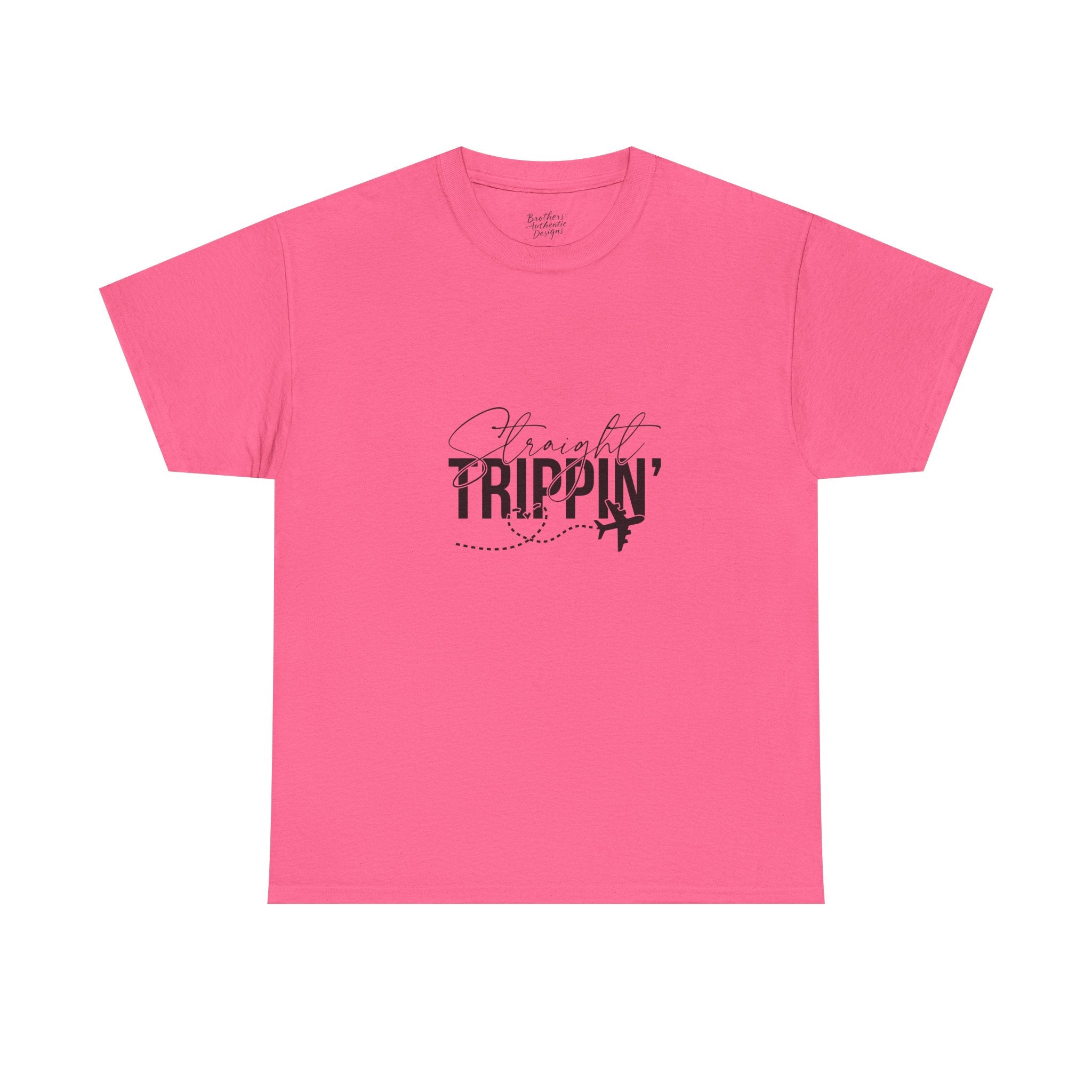 'Straight Trippin' Graphic T-Shirt for Travel Lovers